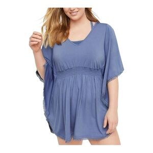 Cacique Blue Swim Coverup, NWOT, L:37”